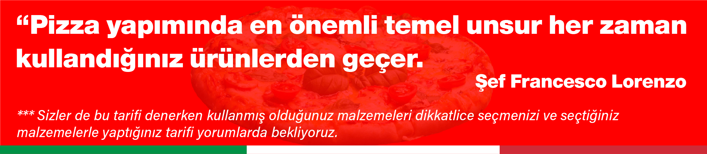 Pizza Tarifi