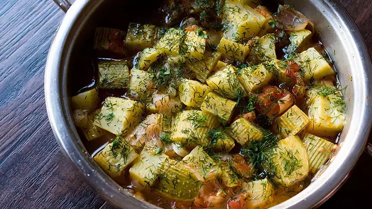 Zeytinyağlı kabak tarifi
