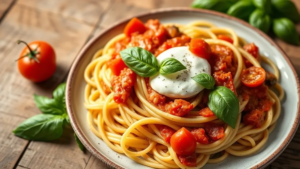 Cig domates soslu kemerli makarna pasta al pomodoro crudo 1775804554
