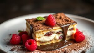 Çikolatalı Frambuazlı Tiramisu Rüyası