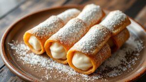 Ev Yapımı Sicilya Usulü Çıtır Cannoli Tatlısı