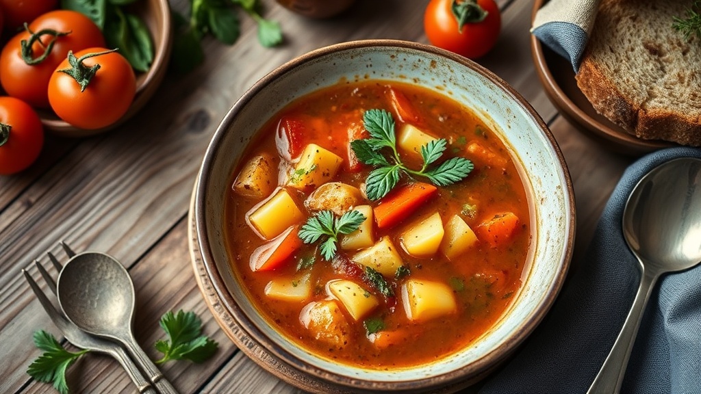Geleneksel italyan minestrone corbasi toscananin lezzet hazinesi 1777122229