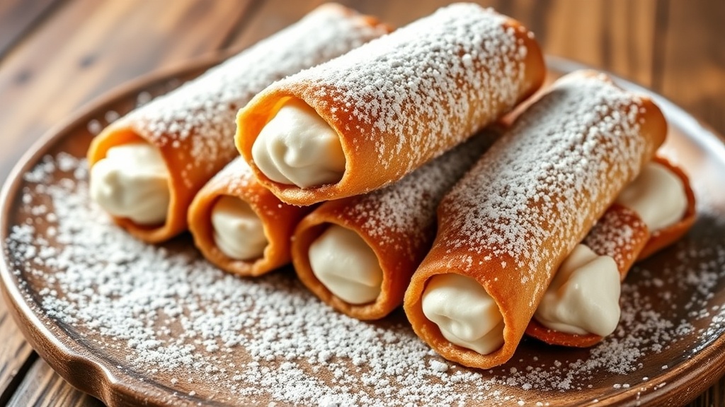 Geleneksel sicilya lezzeti ev yapimi cannoli tatlisi 1776754895