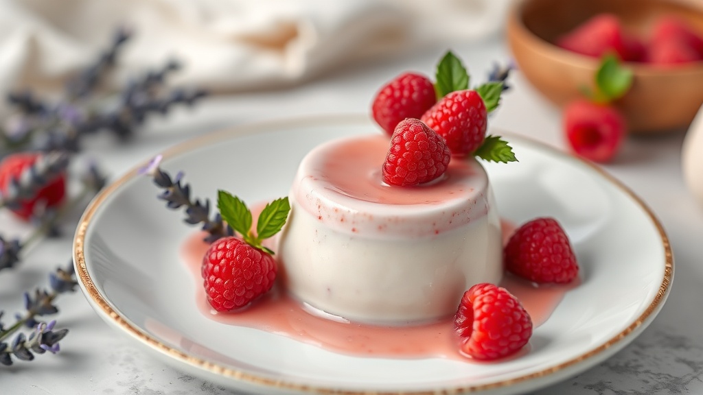 Lavanta aromali frambuazli panna cotta 1776668463