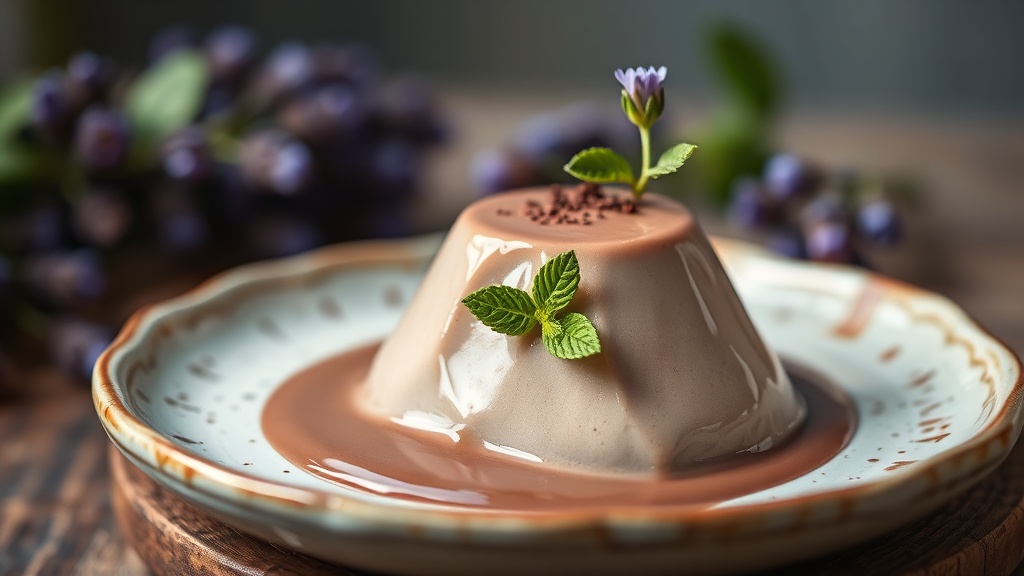 Lavanta kokulu cikolatali panna cotta 1776279705