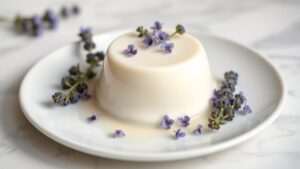 Lavanta ve Bal Aromalı Benzersiz Panna Cotta