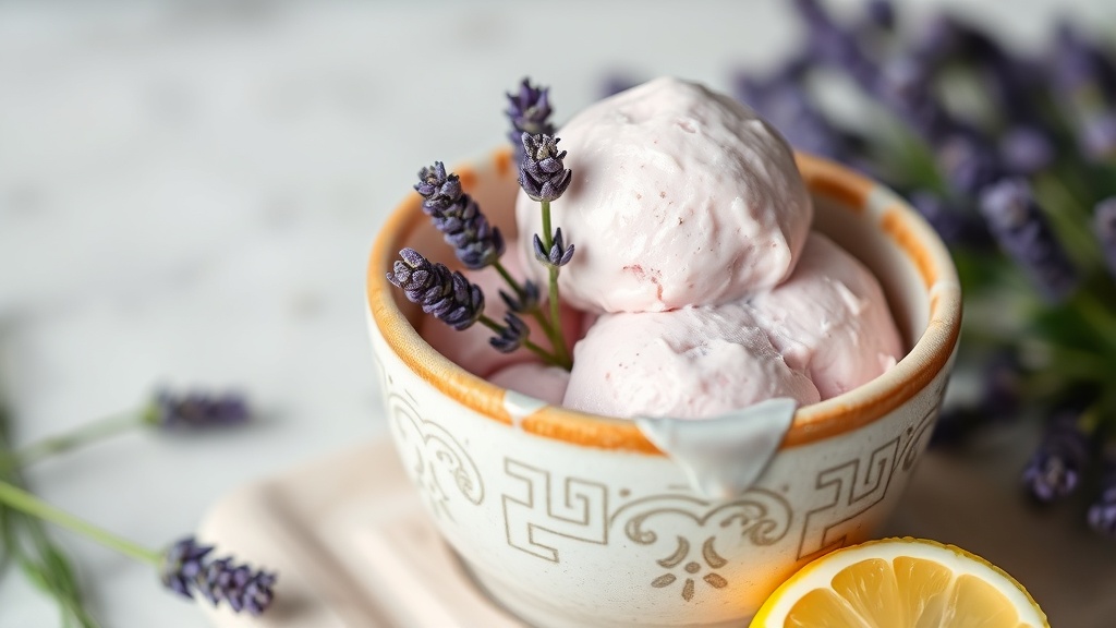 Lavanta ve limon aromali geleneksel sicilya gelatosu 1776495613
