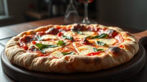 Napoli Tarzı Çıtır Kenar Soslu Pizza