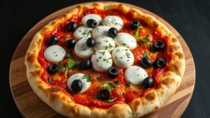 Nefis Sicilya Tarzı Volkanik Pizza