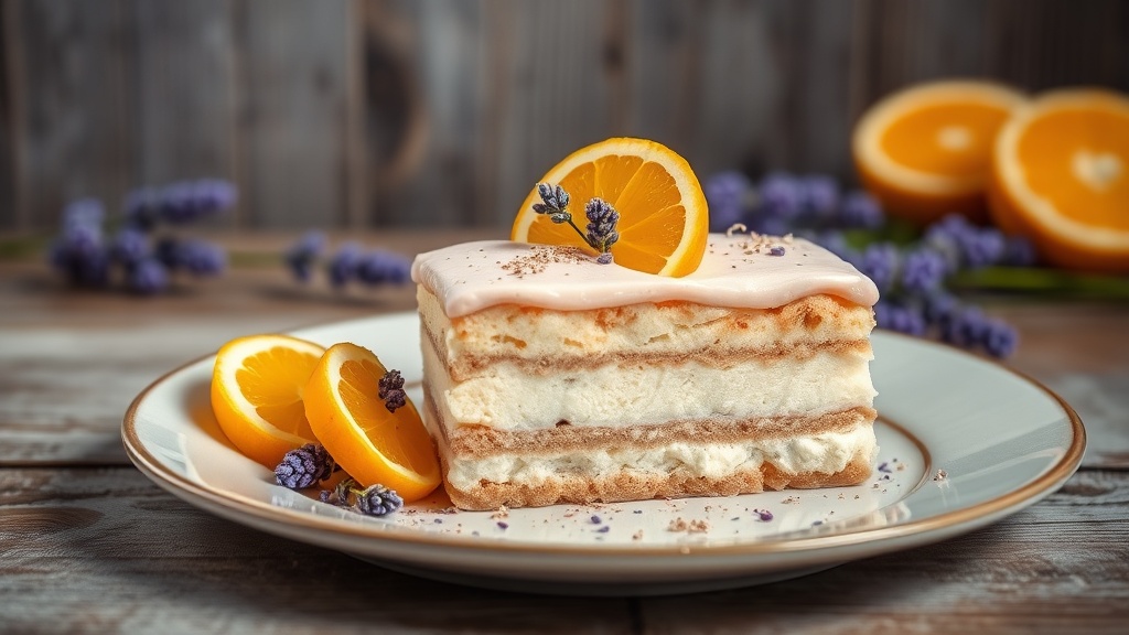Portakalli lavanta tiramisu modern italyan tatlisi 1776841329