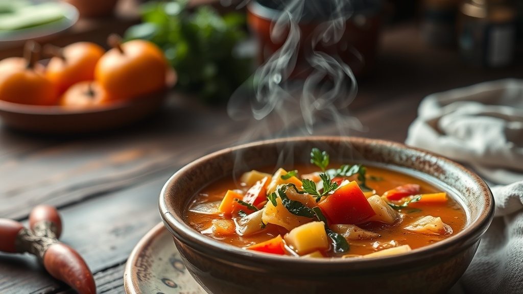 Renkli toscana sebze corbasi zuppa di verdure 1775847731