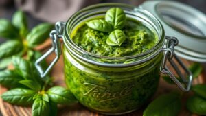 Trüflü Fesleğen Pesto: Unutulmaz İtalyan Lezzeti