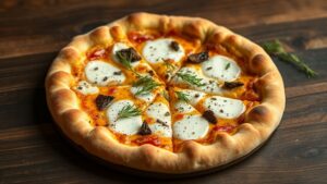 Volkanik Keçi Peynirli Trüf Mantarlı Pizza