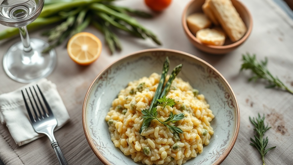 Asparaguslu risotto kuzey italyanin bahar lezzeti 1779735839