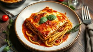 Emilia-Romagna Usulü 4 Peynirli Zengin Lasagne Tarifi