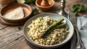 Emilia-Romagna'dan Nefis Kuşkonmaz Risottosu: Risotto agli Asparagi