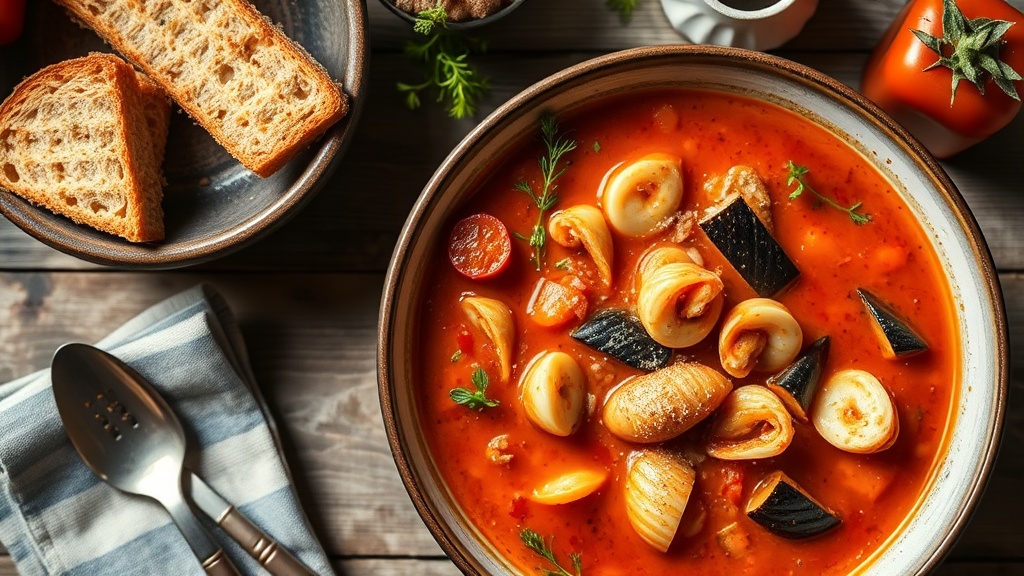 Geleneksel italyan balik corbasi lezzetli zuppa di pesce tarifi 1779692824