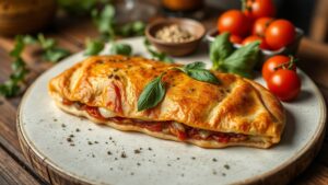 Geleneksel İtalyan Calzone: Kapalı Pizza Sanatı