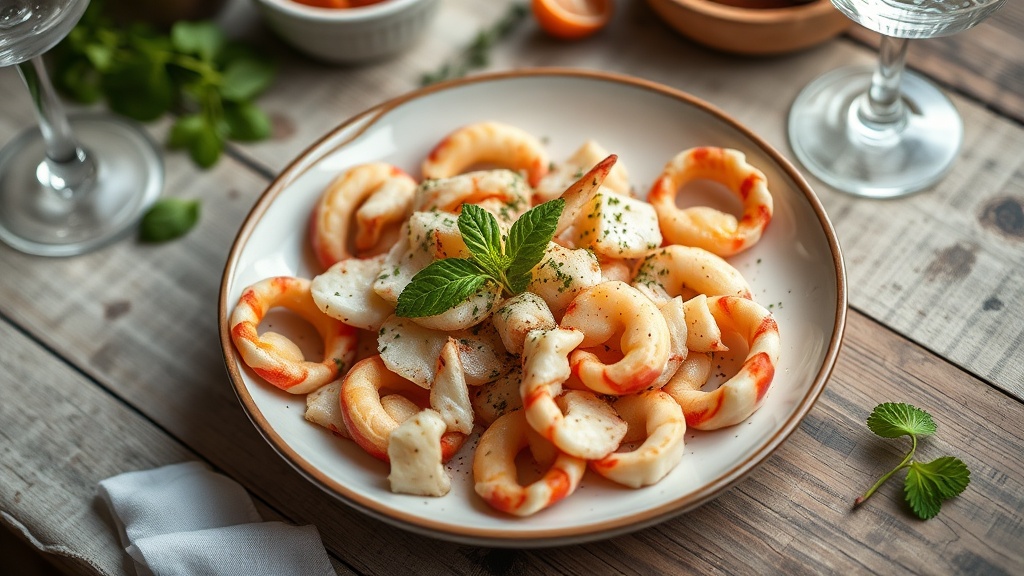 Geleneksel sicilya usulu calamari ripieni deniz mahsullerinin en sik hali 1778655811