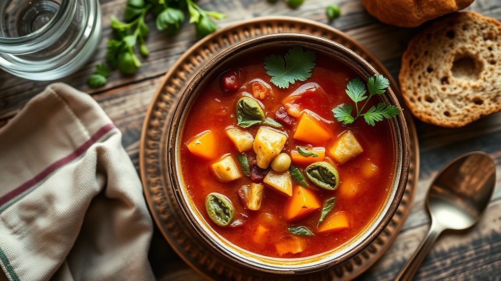 Geleneksel vejetaryen minestrone italyan sebze corbasi tarifi 1779800465