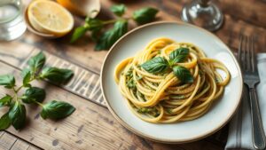 Kuzey İtalya'nın Gizli Hazinesi: Liguria Stili Pesto Linguine