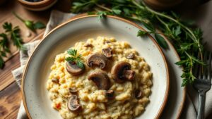 Kuzey İtalya'nın Kalbi: Klasik Mantarlı Risotto (Risotto ai Funghi)