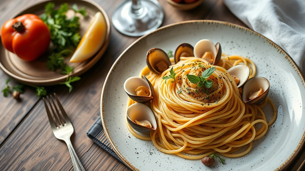 Liguria mutfagindan enfes spaghetti vongole deniz esintili makarna tarifi 1778655965