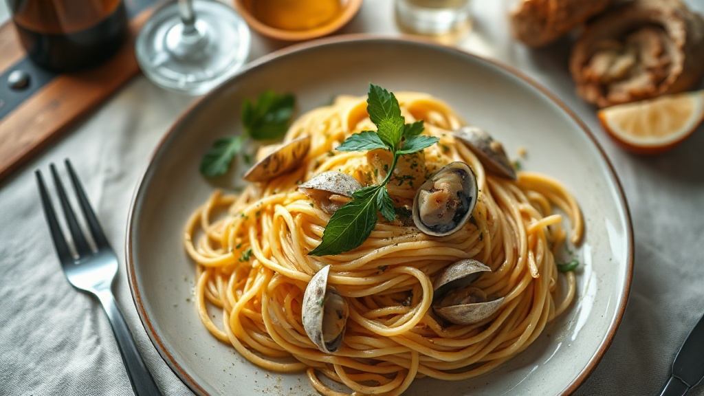 Liguria mutfagindan inci klasik spaghetti alle vongole tarifi 1779908581