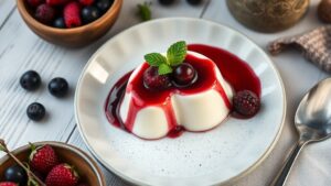 Mevsimlik Meyveli Panna Cotta: İtalya'nın En Hafif Tatlısı