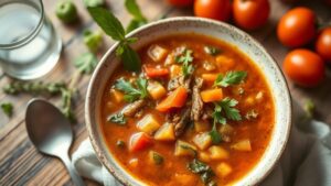 Mevsimlik Minestrone: İtalya'nın En Zengin Sebze Çorbası