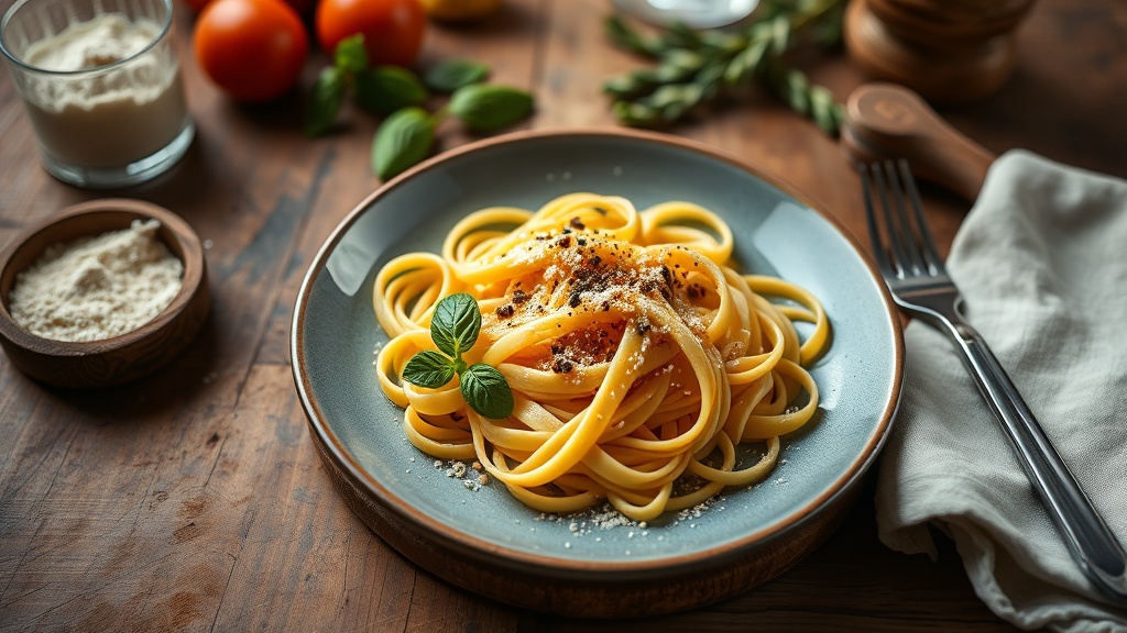 Napoli usulu ev yapimi el acmasi tagliatelle geleneksel italyan makarna sanati 1780146215