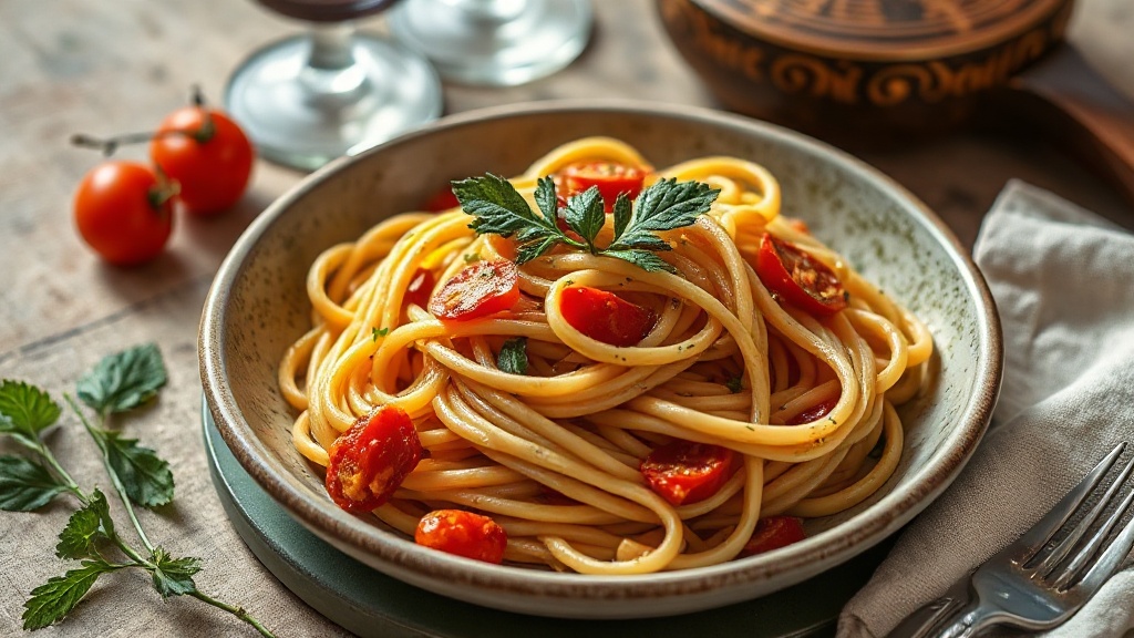 Nefis sebzeli light linguine saglikli italyan mutfaginin ince hali 1778526356