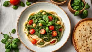 Sicilya'nın Altın Sosu: Geleneksel Pesto Siciliano Tarifi