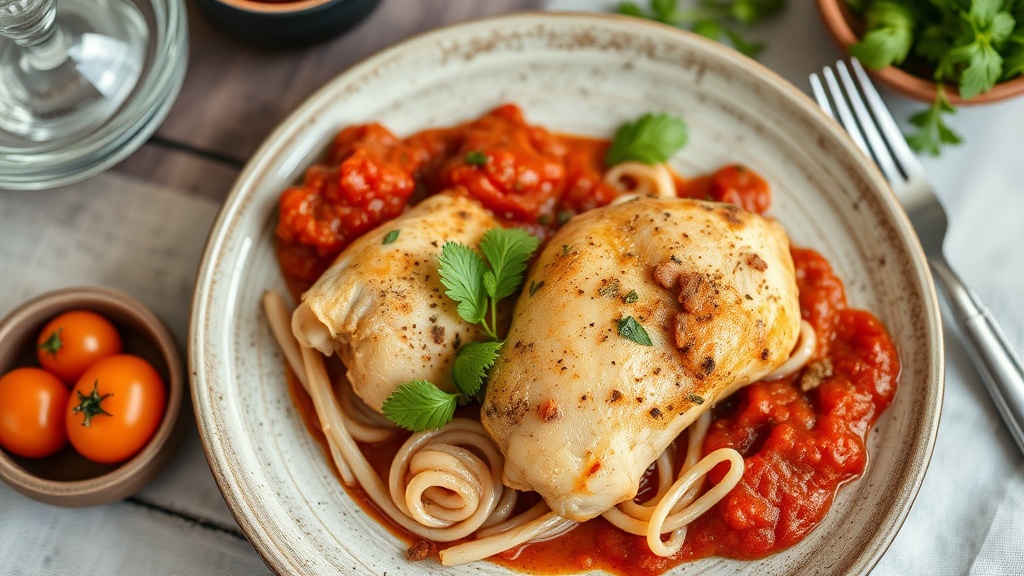 Tavuklu cacciatore italyanin avci usulu nefis yemegi 1779649286