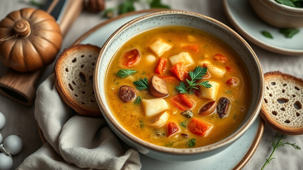 Toscana usulu nefis patates ve sosis corbasi zuppa toscana tarifi 1780146342