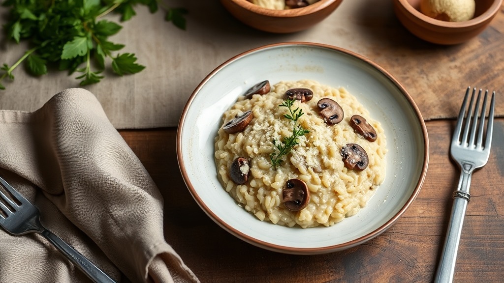 Venedik usulu mantarli risotto kuzey italyanin enfes lezzeti 1779779008