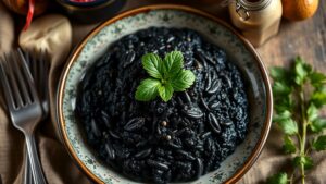 Venedik'in Karanlık Lezzeti: Mürekkepli Deniz Risottosu (Risotto al Nero di Seppia)