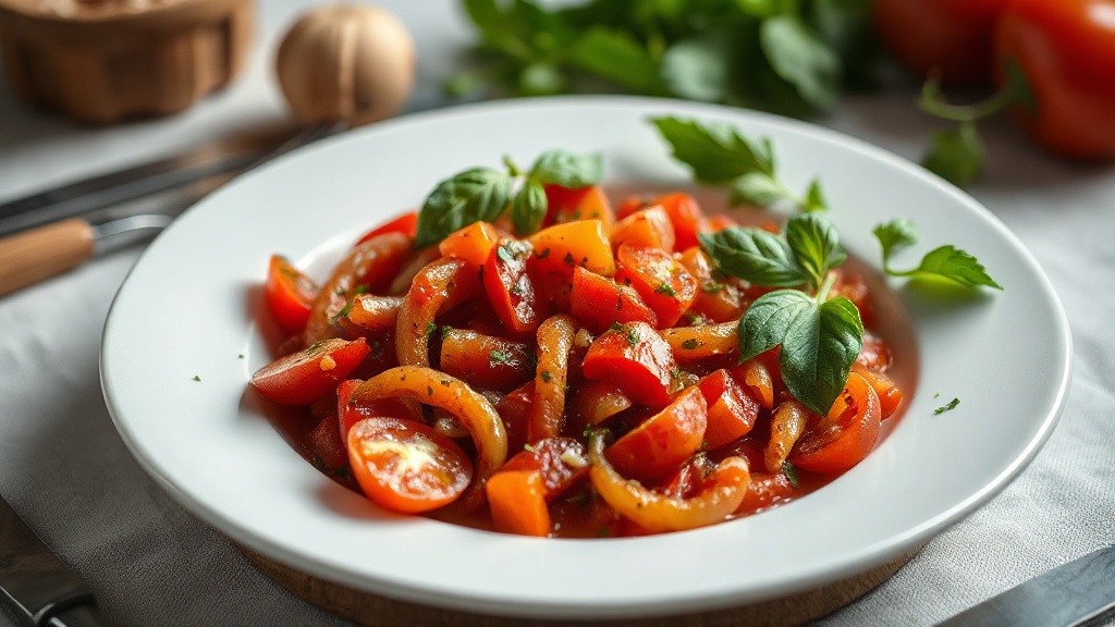 Akdenizin kalbi geleneksel sicilya peperonata tarifi 1780729467