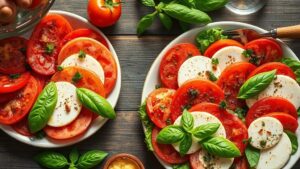 Caprese'nin Büyüsü: 5 Farklı Sebze Caprese Salatası Tarifi