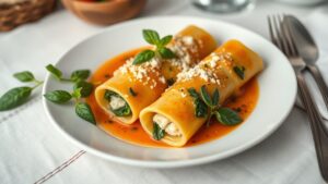 Emilia-Romagna Usulü Ricotta ve Ispanaklı Fırın Makarnası: Cannelloni Tarifi