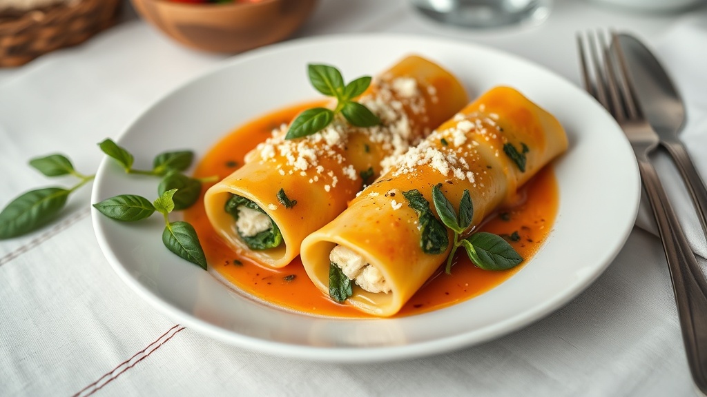 Emilia romagna usulu ricotta ve ispanakli firin makarnasi cannelloni tarifi 1780427087