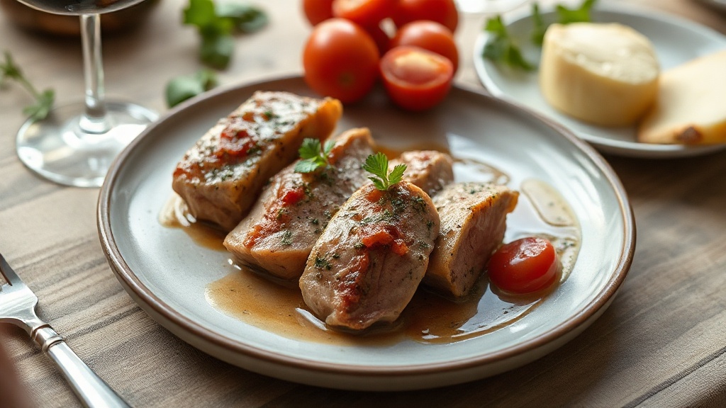 Klasik roma usulu saltimbocca italyan mutfaginin nefis incisi 1780643271