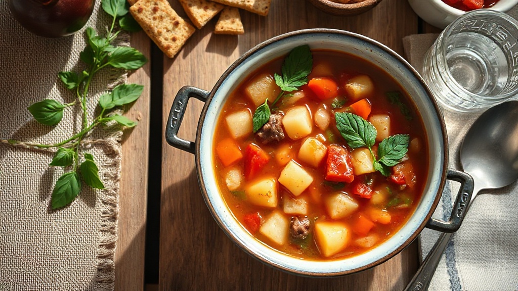 Mevsimlerle dans eden geleneksel italyan minestrone corbasi toscana usulu 1780599976