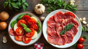 Napoli Tarzı Caprese ve Carpaccio: İtalyan Mutfağının İki Klasik Lezzeti