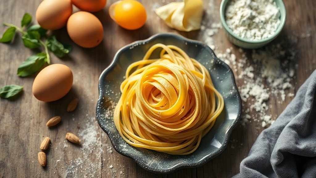 Nonnanin geleneksel elle yapimi tagliatelle ev icin gercek italyan makarnasi 1780470216