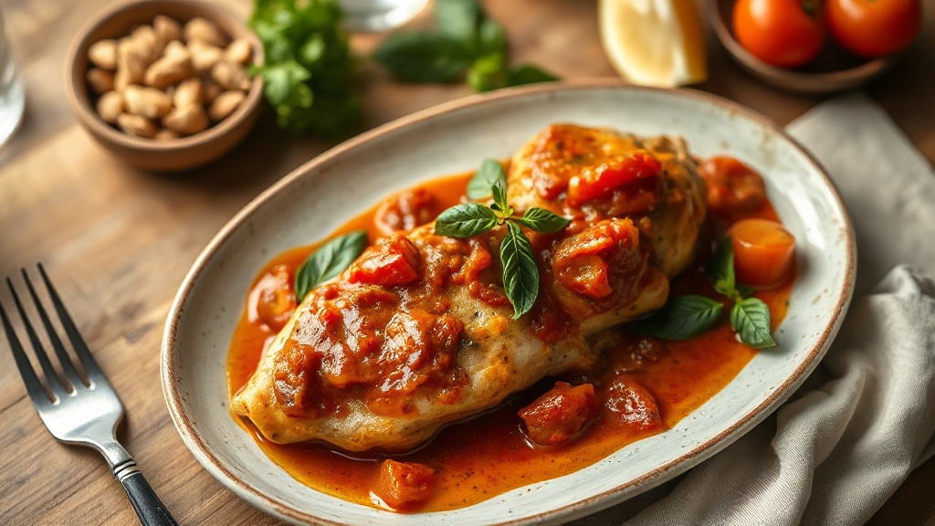 Tavuk cacciatore italyanin av avcisi lezzetli yemegi 1780470122