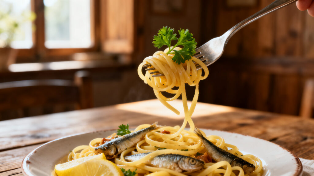 Sicilya usulu sardalya linguine denizin lezzetini sofraniza tasiyin 1787490373