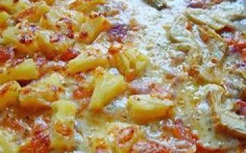 Ananaslı Pizza