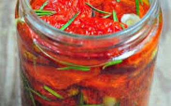 Zeytinyağlı Kuru Domates : Tarifi